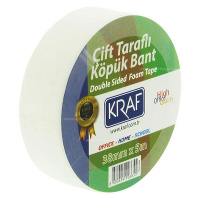 Kraf Çift Taraflı Köpük Bant 5Mx38mm