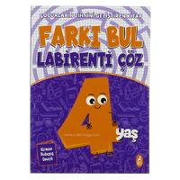 Ren Çocuk Yay. Farkı Bul Labirenti Çöz 4 Yaş