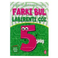 Ren Çocuk Yay. Farkı Bul Labirenti Çöz 5 Yaş