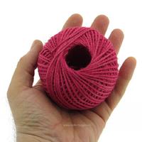 Renkli Jüt İp / Kırnap 100Gr Pembe