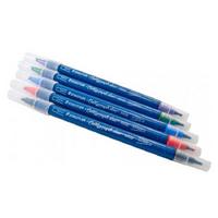 Staedtler 3002 C5 Çift Taraflı Calligraphy Kaligrafi Kalemi 5 Renk Set