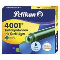 Pelikan 4001 Mürekkep Dolmakalem Kartuşu 6'Lı Koyu Yeşil