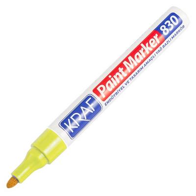 Kraf 830 Paint Marker Boya Markör Sarı