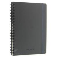 Keskin Color Premier Neo Sp Sert Kapak Defter 17X24 100 Yp Kareli Gri