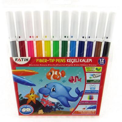 Fatih Keçeli Kalem Boya 12 Renk