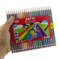 Fatih Kuru Boya Tam Boy 24 Renk Plastik Kutulu