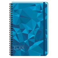 Keskin Color Plan Crystal Sp Sert Kapak Defter 17X24 100 Yp Çizgili Night Blue