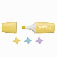 Carioca Mini Fosforlu İşaretleme Kalemi Pastel Renkler 3'Lü Set