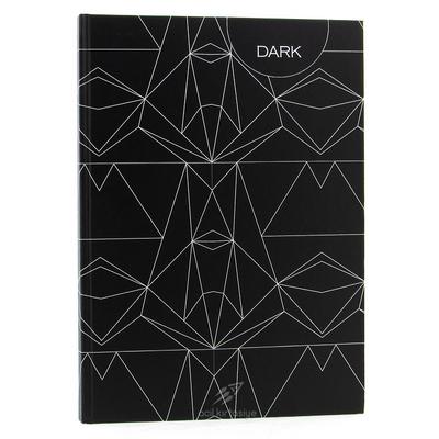 Liz Sba4b A4 Büyük Boy Siyah Yaprak Defter 100 Yp Lines