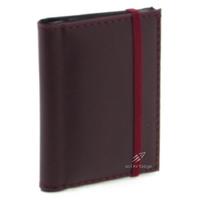 Liz 400D Kartlık Suni Deri Lastikli Bordo