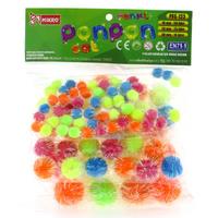 Mikro Renkli Neon Ponpon Set