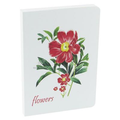 Liz Gw180 Defter 14X20cm 150 Yp Çizgili Flowers Red