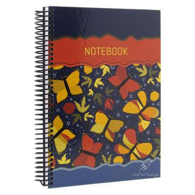 Mikro Sert Kapak Sp Defter 17X24cm 120 Yp Çizgili Enjoy Butterfly