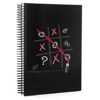 Mikro Sert Kapak Sp Defter 17X24cm 120 Yp Çizgili Black Smart