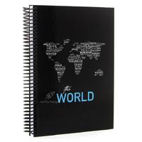 Mikro Sert Kapak Sp Defter 17X24cm 120 Yp Çizgili Black World