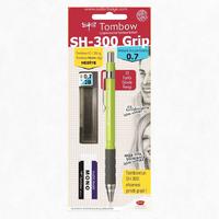 Tombow Sh-300 Grip Versatil Basmalı Kalem Set 0,7 Limon Yeşili