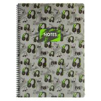 Keskin Color Pp Kapak Sp Defter A4 Büyük 80 Yp Kareli Cool Boys Fun