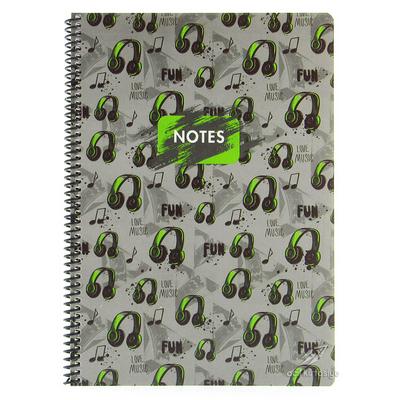 Keskin Color Pp Kapak Sp Defter A4 Büyük 80 Yp Kareli Cool Boys Fun