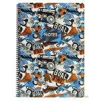 Keskin Color Pp Kapak Sp Defter A4 Büyük 80 Yp Çizgili Cool Boys Goal