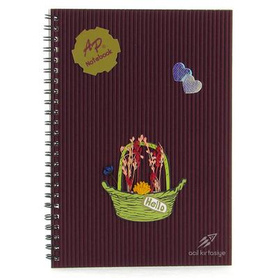 Ap Spiralli Defter A5 50 Yp Çizgili Hello