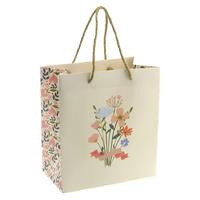 Gıpta İpli Karton Çanta B4 21X24x12cm Floral