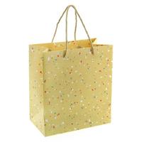 Gıpta İpli Karton Çanta B4 21X24x12cm Pastel Terazzo