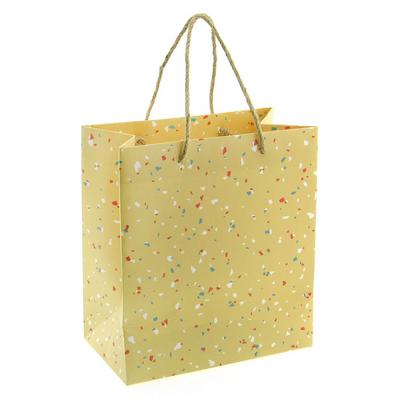 Gıpta İpli Karton Çanta B4 21X24x12cm Pastel Terazzo