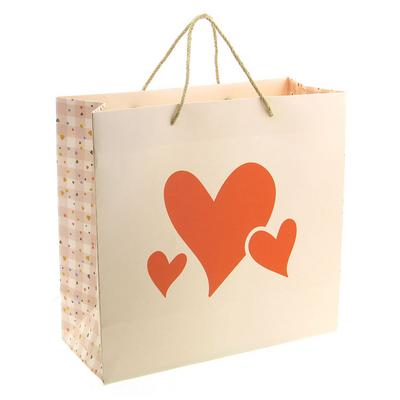 Gıpta İpli Karton Çanta B5 33X32x14cm Floral