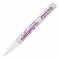 Marvy Calligraphy Deco Color Opaque Paint Marker Boya Markör Beyaz