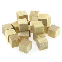 Südor Bs125 Ahşap Küp Blok Naturel 20'Li