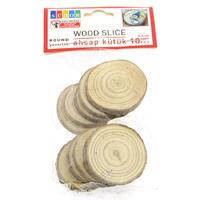 Südor Bs132 Ahşap Kütük 3-4Cm 10'Lu