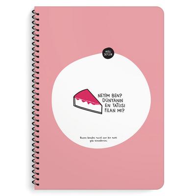 Keskin Color Hisli Şeyler Stickerlı Sp Defter A4 80 Yp Çizgili Neyim Ben?