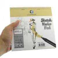 Alex Schoeller Spiralli Eskiz Sketch Marker Pad 200Gr 20X20cm 40 Yaprak