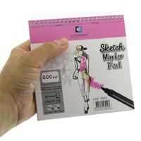 Alex Schoeller Spiralli Eskiz Sketch Marker Pad 200Gr 15X15cm 40 Yaprak