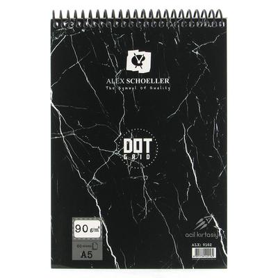 Alex Schoeller Sp Dot Grid Noktalı Defter 90Gr A5 15X21cm 60 Yaprak