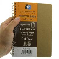 Alex Schoeller Sketchbook Collection Eskiz Defteri 140Gr A5 Boy 50 Yaprak