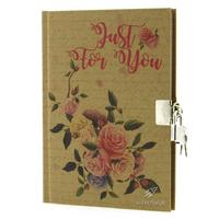 Keskin Color Kraft Hatıra Defteri Kilitli Just For You