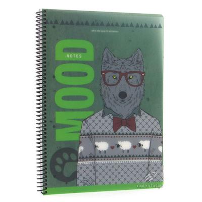 Gıpta Mood Pp Sp Defter A4 80 Yp Çizgili Wolf