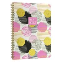 Keskin Color Neat Notes Bubbles Sp Defter 20X28 100 Yp Çizgili Siyah