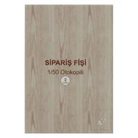 Dilman Sipariş Fişi 1/50 Otocopili 2 Nüsha Küçük Boy (1 Asıl 1 Kopya)