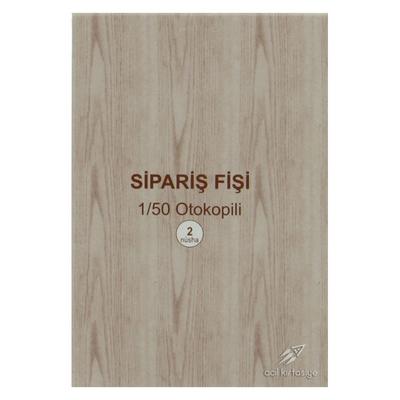 Dilman Sipariş Fişi 1/50 Otocopili 2 Nüsha Küçük Boy (1 Asıl 1 Kopya)