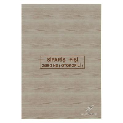 Dilman Sipariş Fişi 2/50 Otocopili 3 Nüsha (1 Asıl 2 Kopya)