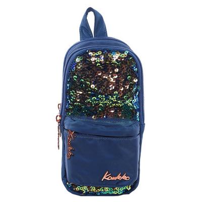 Kaukko Magical Junior Bag Kalem Çantası K2205 Pullu Lacivert