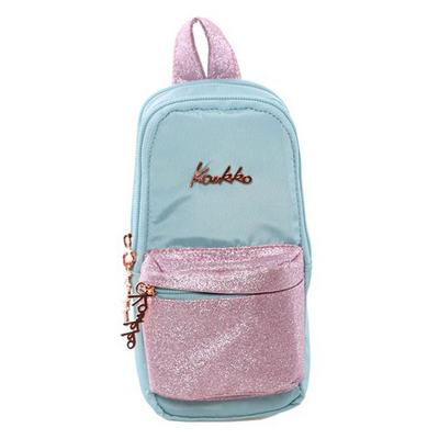 Kaukko Shine Junior Bag Kalem Çantası K2198 Simli Oceon