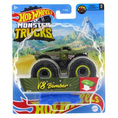 Hot Wheels Monster Trucks Crash Legeds 3/7 V8 Bomber