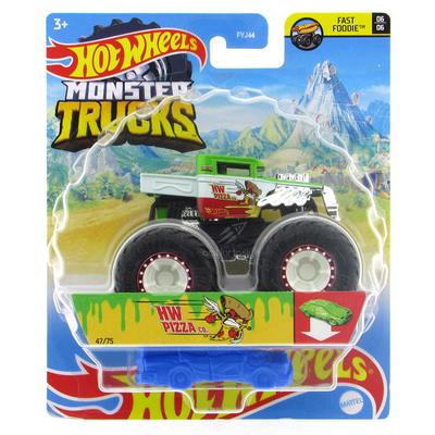 Hot Wheels Monster Trucks Fast Foodie 6/6 Hw Pizza Co.
