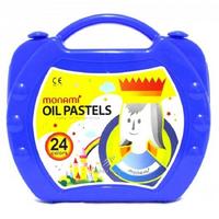 Monami Çantalı Pastel Boya 24 Renk Mavi