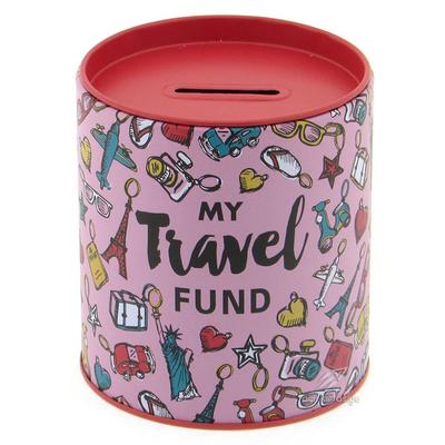 Taros 3216 Metal Açılabilir Kumbara My Travel Day Fund