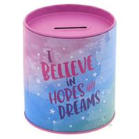 Taros 3216 Metal Açılabilir Kumbara I Believe In Hopes And Dreams