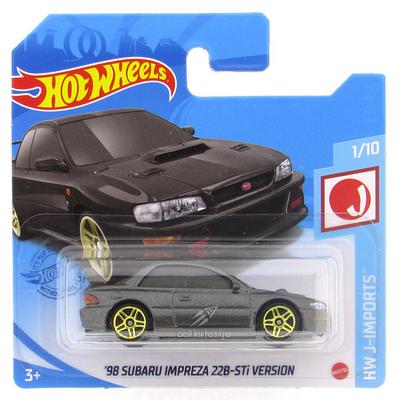 Hot Wheels 2021 Hw J-Imports 1/10 98 Subaru Impreza 22B Sti-Version Gri